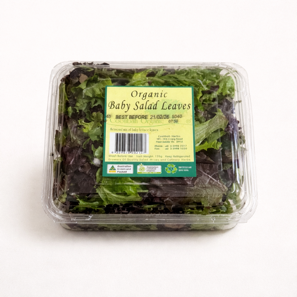 Organic Salad Leaves - 120g