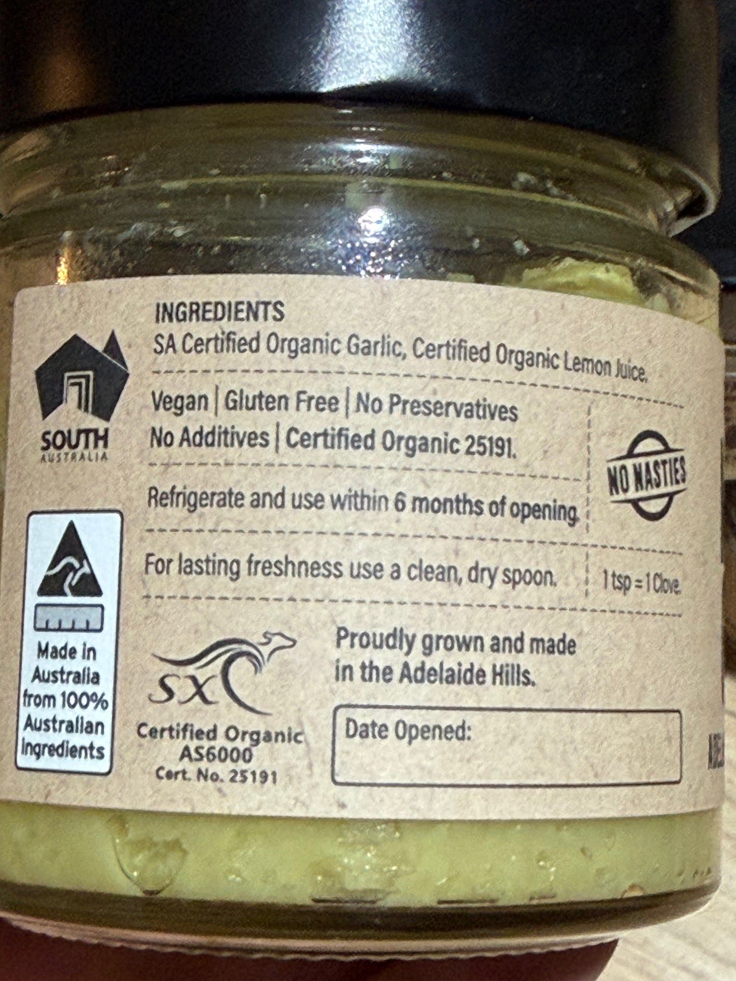 Certified Organic Minced Garlic – Haaseford Farm