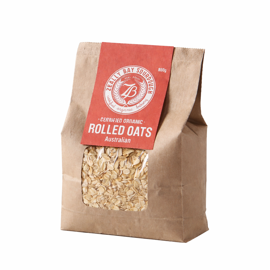 Certified Organic Rolled Oats (Zeally Bay) – 850g