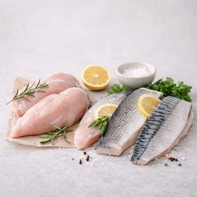 Organic Meat & Wild Caught Seafood