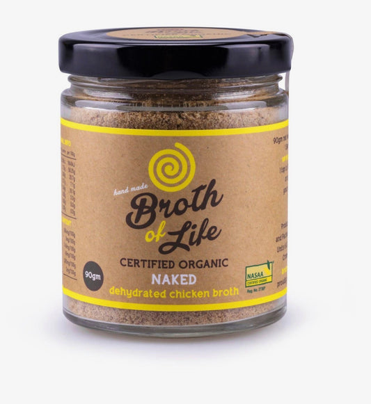 Certified Organic Naked Chicken Bone Broth Powder 90g - Broth of Life