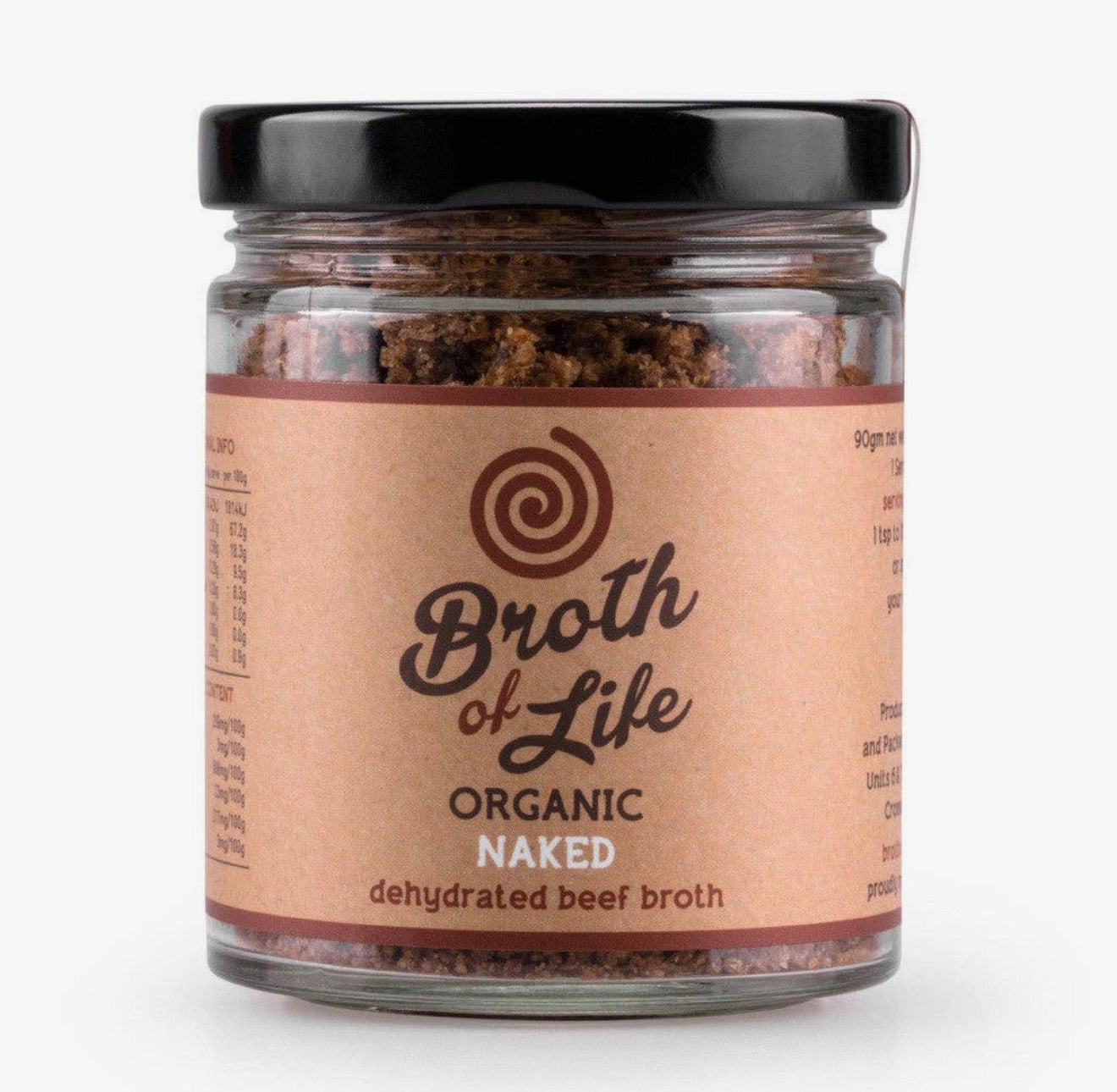 Certified Organic Naked Beef Bone Broth Powder 90g - Broth of Life