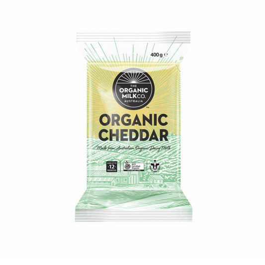 Certified Organic Cheddar (Organic Milk Co)– 400g