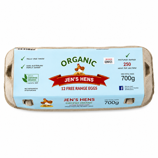 Jen’s Hens Eggs - Dozen - Organic
