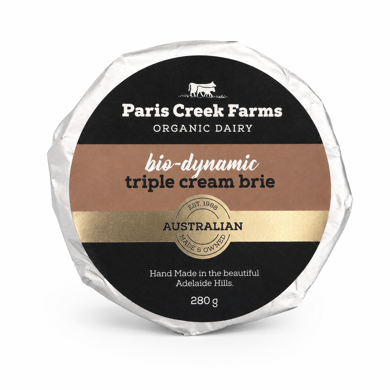 Paris Creek Biodynamic Triple Cream Brie - 280g