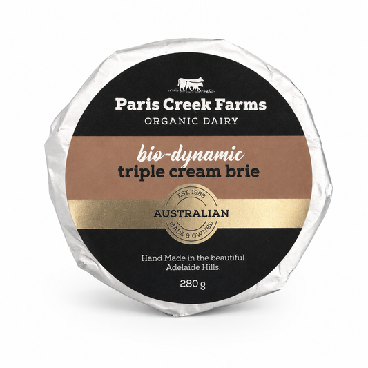 Paris Creek Biodynamic Triple Cream Brie - 280g