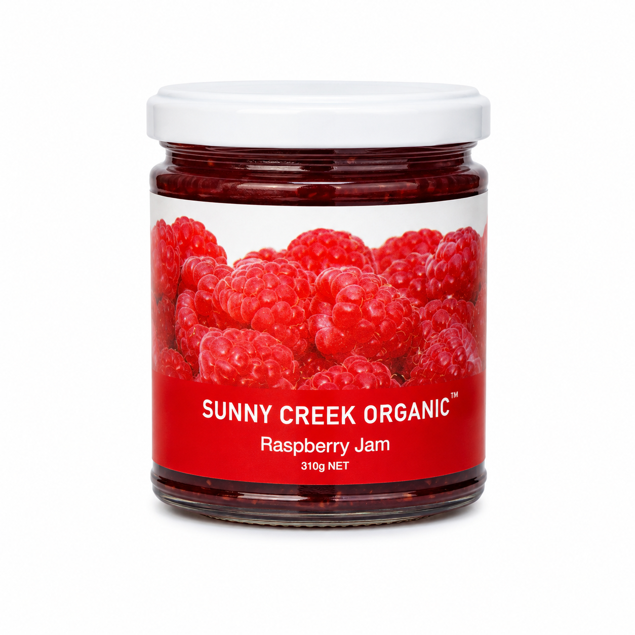 Certified Organic Raspberry Jam 310g – Sunny Creek