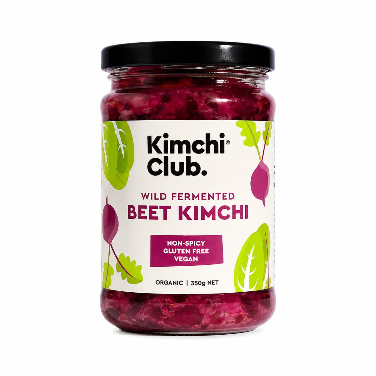 Certified Organic Beet Kimchi (not spicy) 350g – Kimchi Club