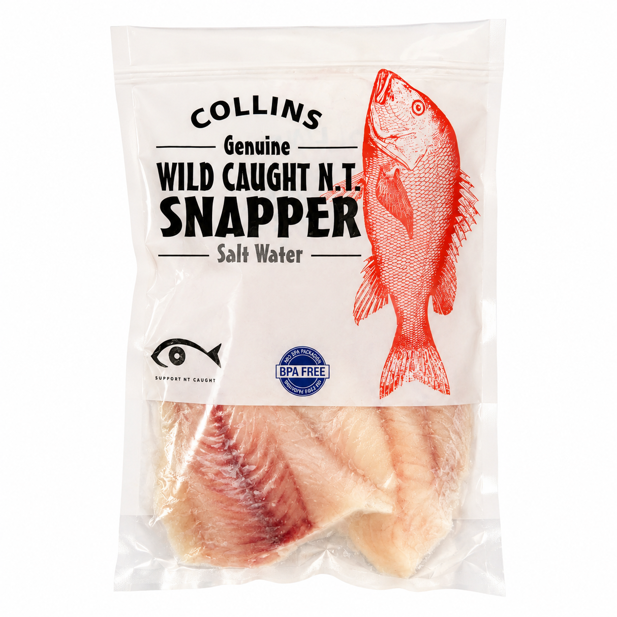 Wild Caught NT Crimson Snapper - Snap Frozen for Freshness