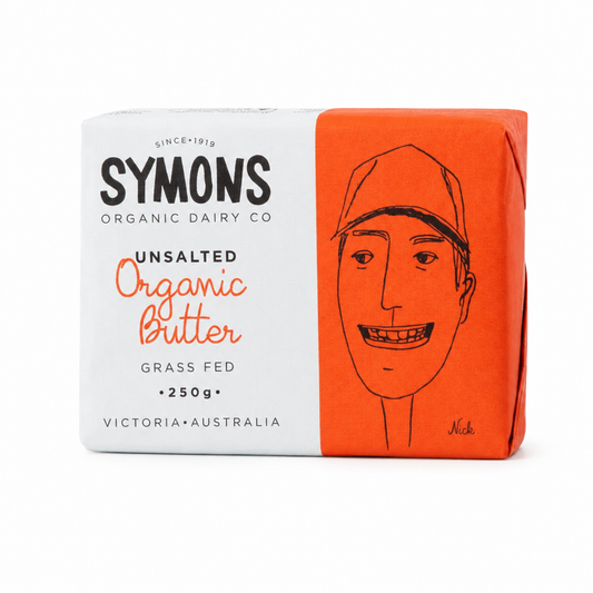 Symons Organic Butter Unsalted 250g