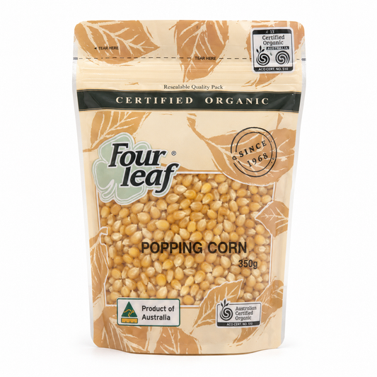 Australian Certified Organic Popping Corn – 350g