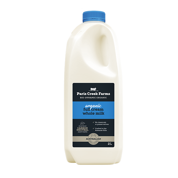 Paris Creek Bio-Dynamic Full Cream Whole Milk – 2L