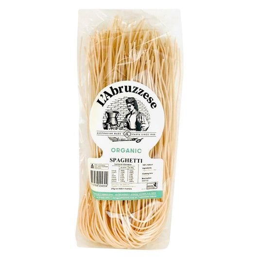 L’Abruzzese Spaghetti – Made with Certified Organic Australian Wheat
