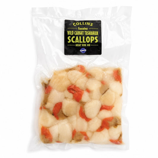 Wild Caught Tasmanian Scallops (500g)