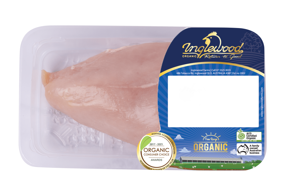 Organic Chicken Breast – Snap Frozen for Freshness - Inglewood Certified Organic
