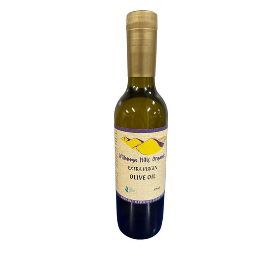 Certified Organic Olive Oil Extra Virgin – Willunga Hills Organic – 375ml